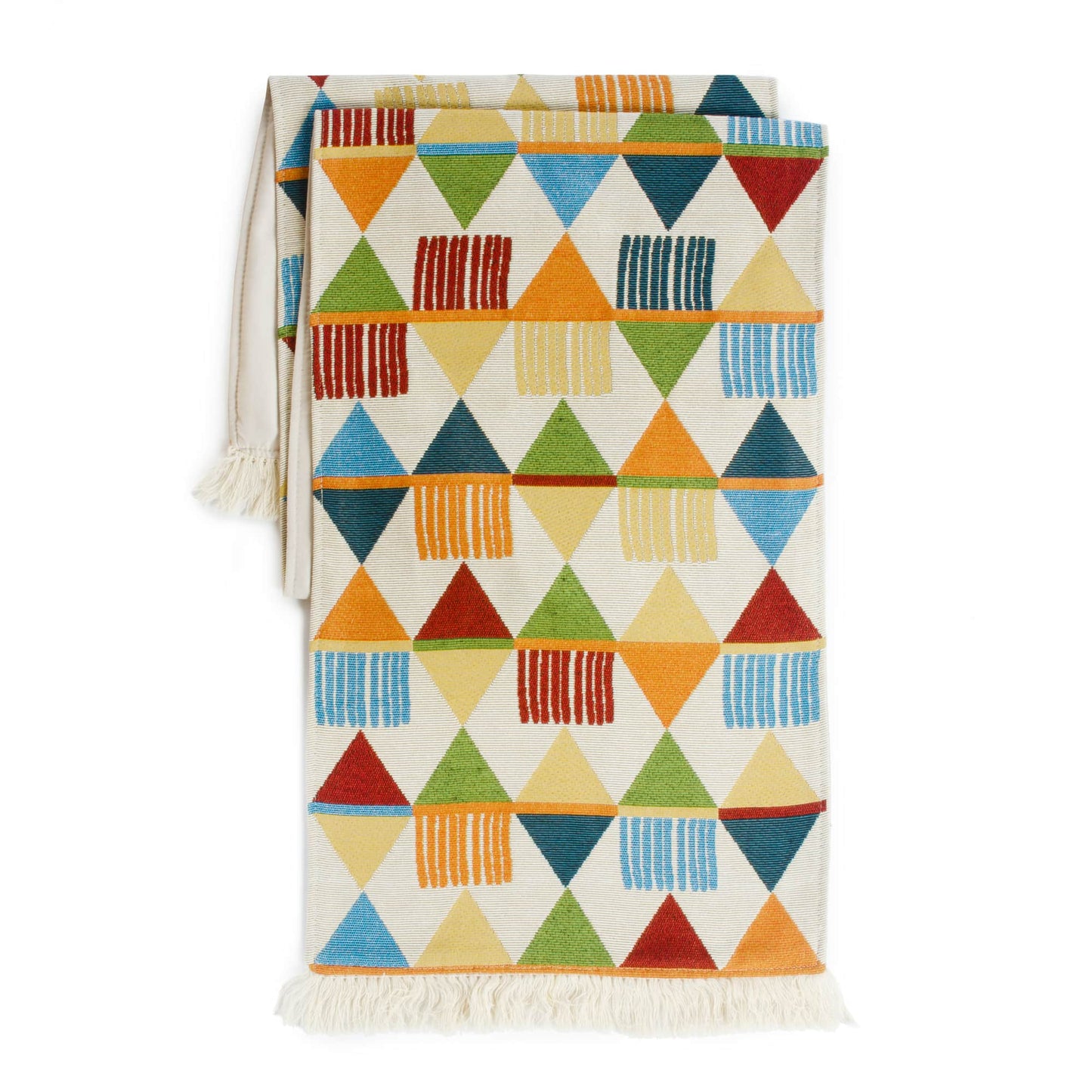 Vivid Primary Decorative Runner - 64" x 13"