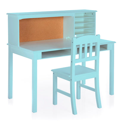 Kids' Media Desk, Hutch and Chair Set