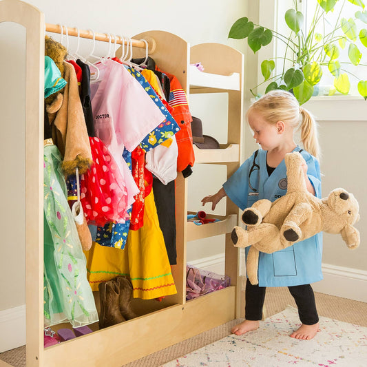Kids' See and Store Dress-Up Center - Natural
