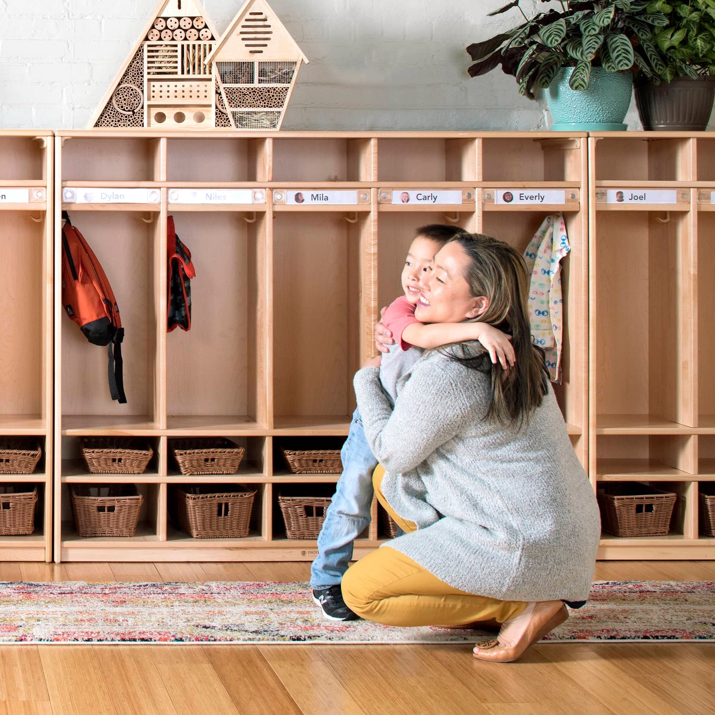 2-Section Locker - Solid Maple