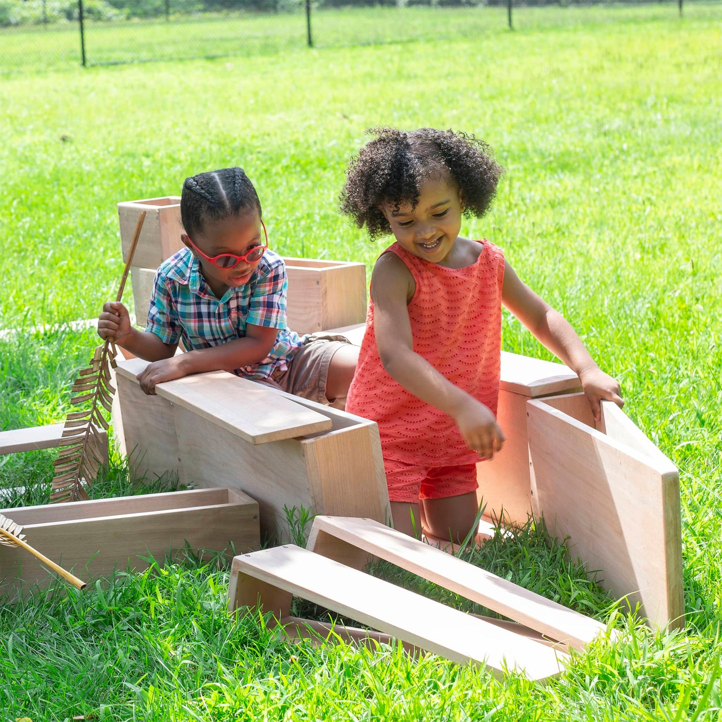 Outdoor Hollow Blocks - 25 pc. Set