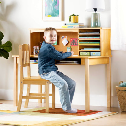 Kids' Media Desk, Hutch and Chair Set