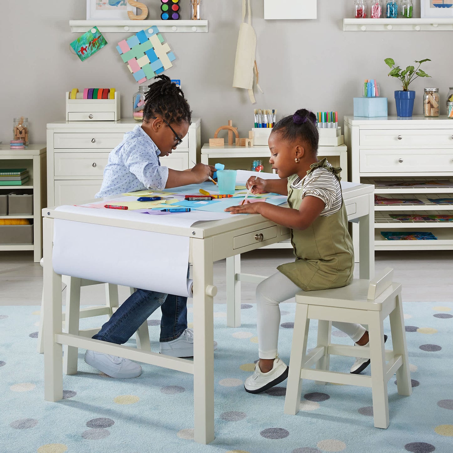 Martha Stewart Kids' Art Table and Paper Roll