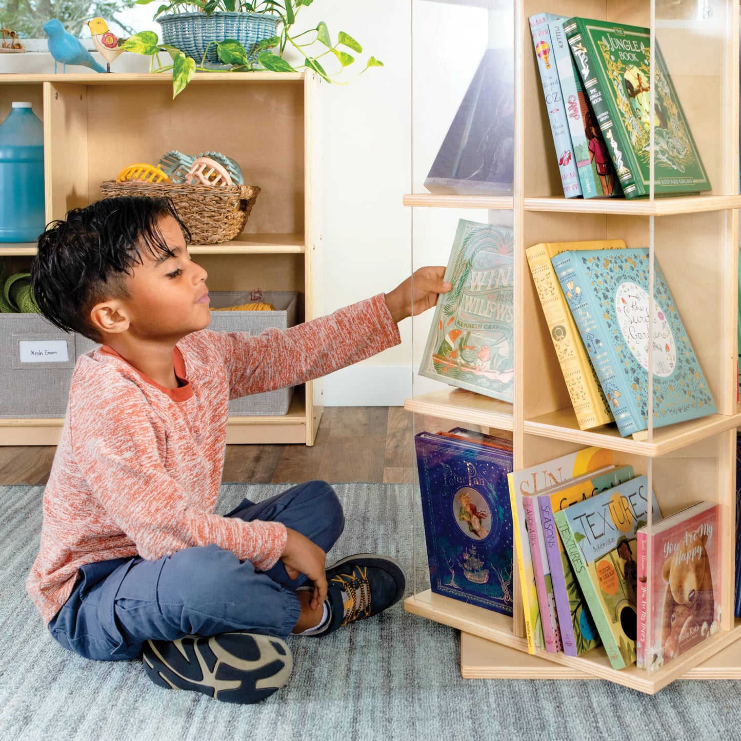 EdQ Rotating Book Display 3 Tier