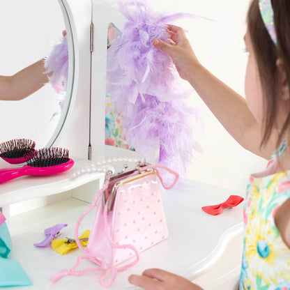 Kids' Vanity and Stool