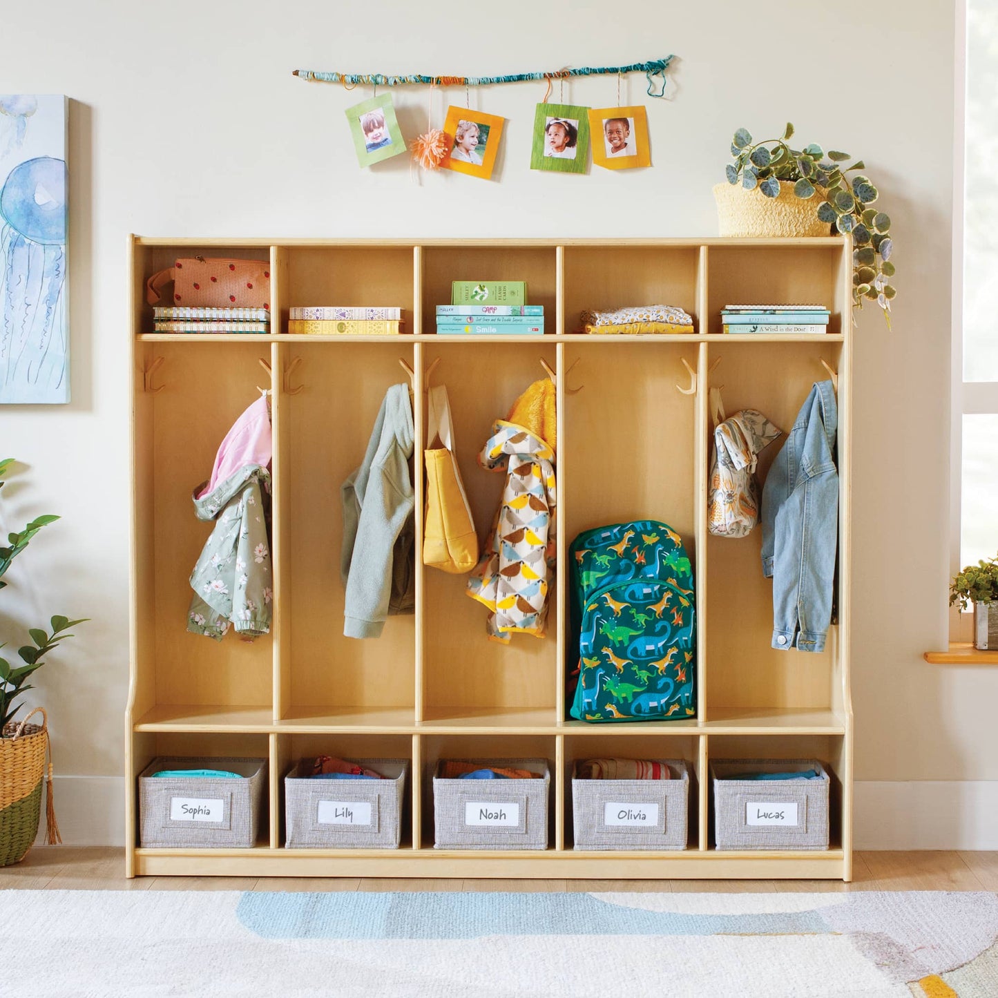 EdQ 5-Section Locker with Bench