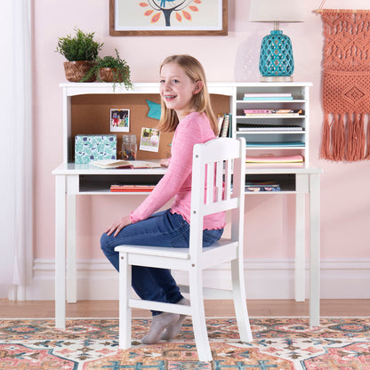 Kids' Media Desk, Hutch and Chair Set