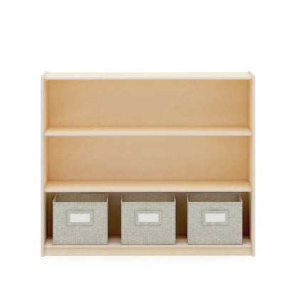 EdQ 3-Shelf Open Storage with Bins - 36"