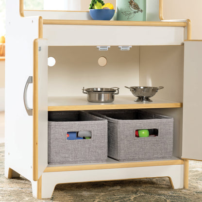 EdQ Kitchen Microwave and Cupboard